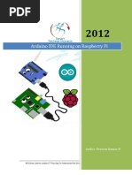 Download Arduino i de on Raspberry Pi by Praveen Kumar R SN150537740 doc pdf