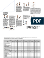 Spartacus Workout 2 0 2 and Worksheets