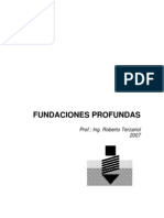 Fundaciones Profundas - 1 Parte
