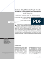 Partially Hydrolyzed Polyacrylamide