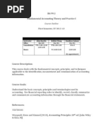 BA 99.1 Course Outline