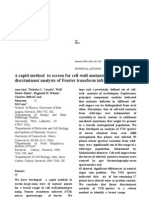 A Rapid Method To Screen For Cell-Wall Mutants Using Discriminant Analysis of Fourier Transform Infrared Spectra