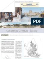 Consulta Ciudadana para La Preparación de Propuestas y Proyectos Municipales de Desarrollo Local Del Distrito Del Rímac