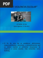 Presentación Ley de Violencia Escolar Final