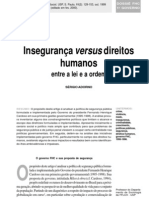 TEMPO SOCIAL - Artigo Sergio Adorno I - Insegurança x DH_entre a lei e a ordem