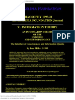 Chaosophy '93_ an Information Theory of the Universe