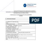 Formulario Para Donaciones FUNDE-NED 2013