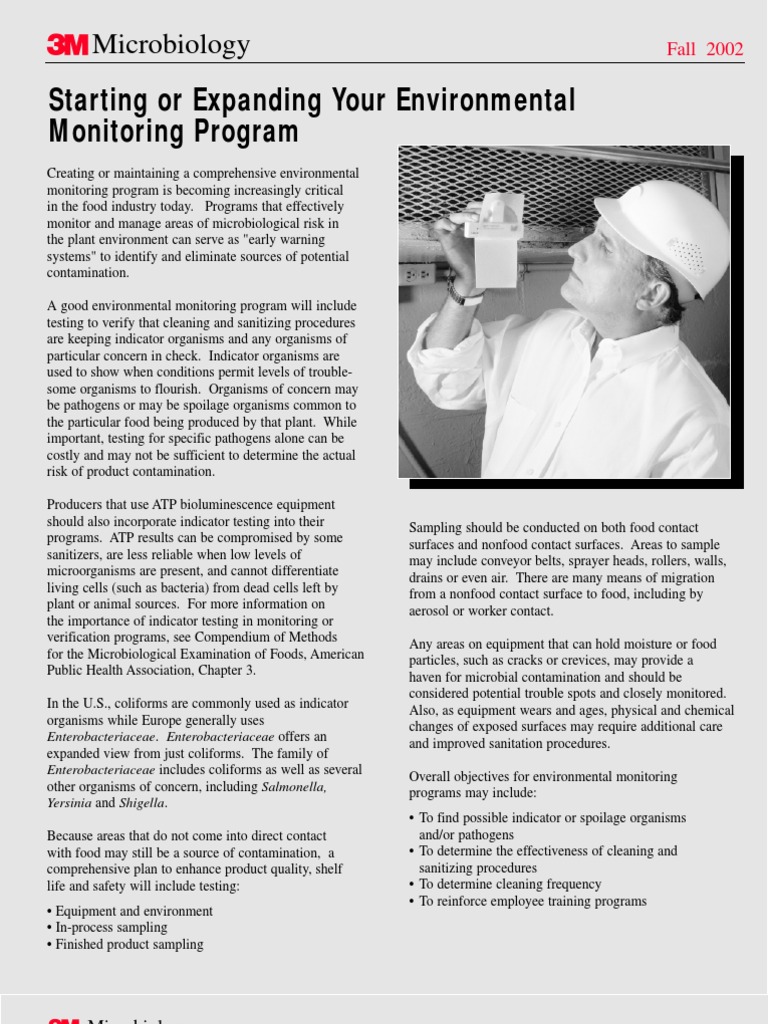 Environmental Monitoring Program PDF Environmental Monitoring