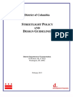 Streetlight Policy and Design Guidelines, February 2013