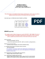 Guidance Note 3 (4th Edition) Errata and Update Sheet