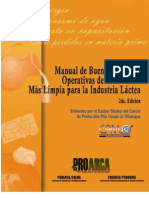 1. Manual de Buenas Practicas Operativas de Produccion Mas Limpia Para La Industria Lactea