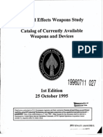 1995 Limited Effects Weapons Study - Catalog of Currently Available Weapons and Devices - Edition 1