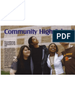 Community High School Postcard