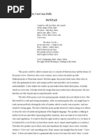 Download Analysis of a Poem by Carol Ann Duffy - Syntax 14 Jan 2011 by Belma Sarajli SN150612493 doc pdf
