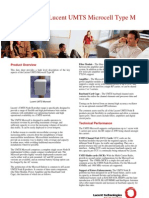 Lucent UMTS Microcell Type M Datasheet