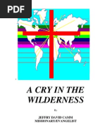 A Cry in The Wilderness