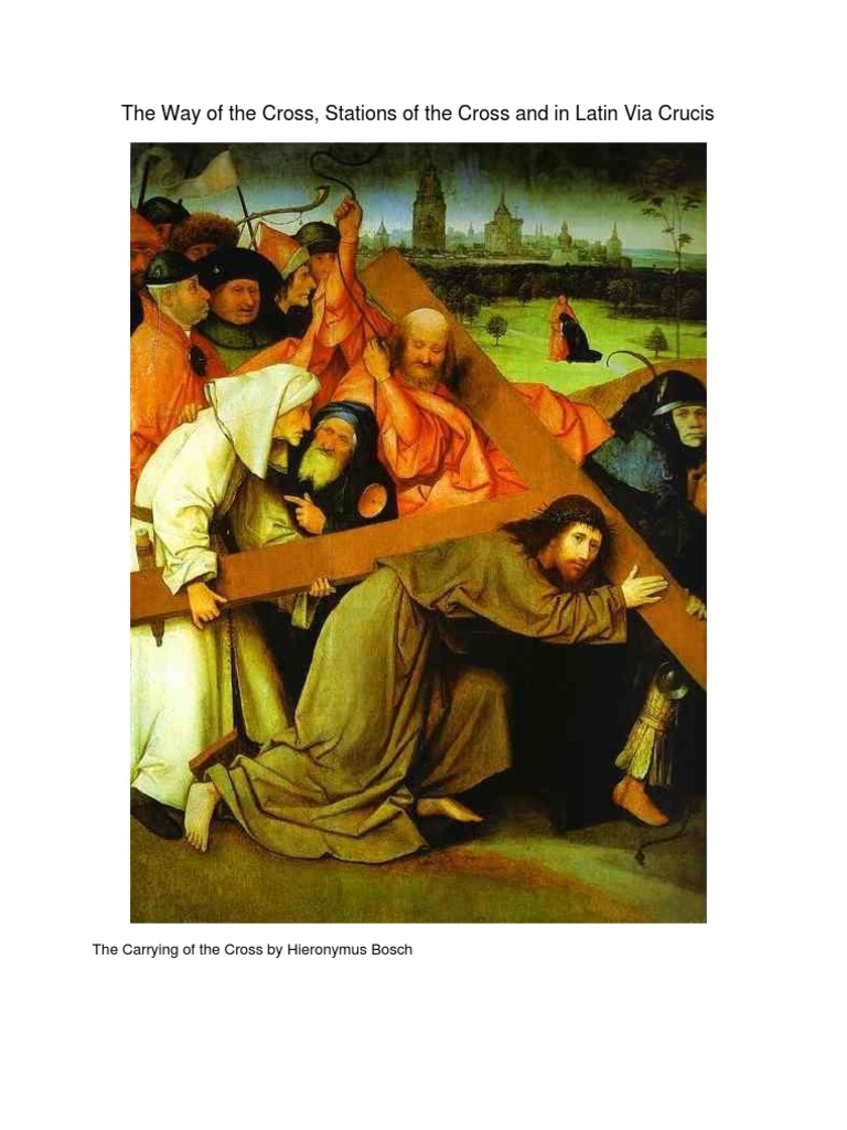 The Way of The Cross PDF PDF Stations Of The Cross Indulgence