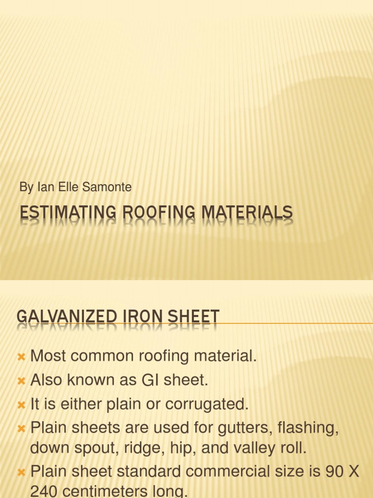 Estimating Materials for Roof Construction A Comprehensive Guide to Calculating Quantities of