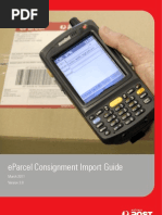 Eparcel Consignment Import Guide v3 8