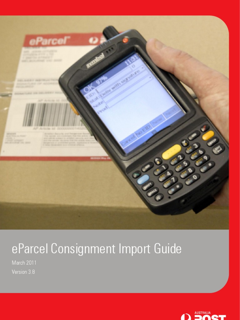 Eparcel User Guide – Helpful contacts: Helpful guide to eParcel – EXIHY
