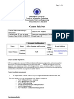 Software Project Management Syllabus-2012-2