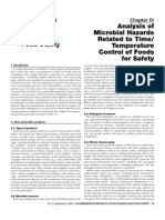 Analysis of Microbial Hazards Related to TimeTemperature Control of Foods for Safety