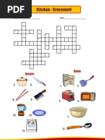 Kitchen Crossword