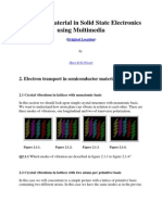 Self Study Material in Solid State Electronics Using Multimedia1