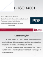 GESTAO AMBIENTAL - ISO14001