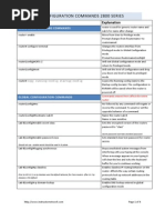 Cisco Router Configuration Commands