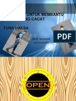 Teknologi Untuk Membantu Penyandang Tuna Daksa