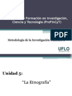 Diapositivas 5. Profincyt - Métodología Cualitativa