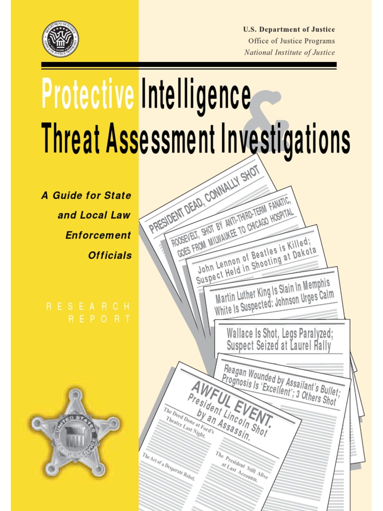 Protective Intelligence Guide for Law Enforcement | PDF | Threat ...