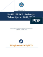 Konferensi Pers Mendikbud Tentang Hasil UN SMP 2013