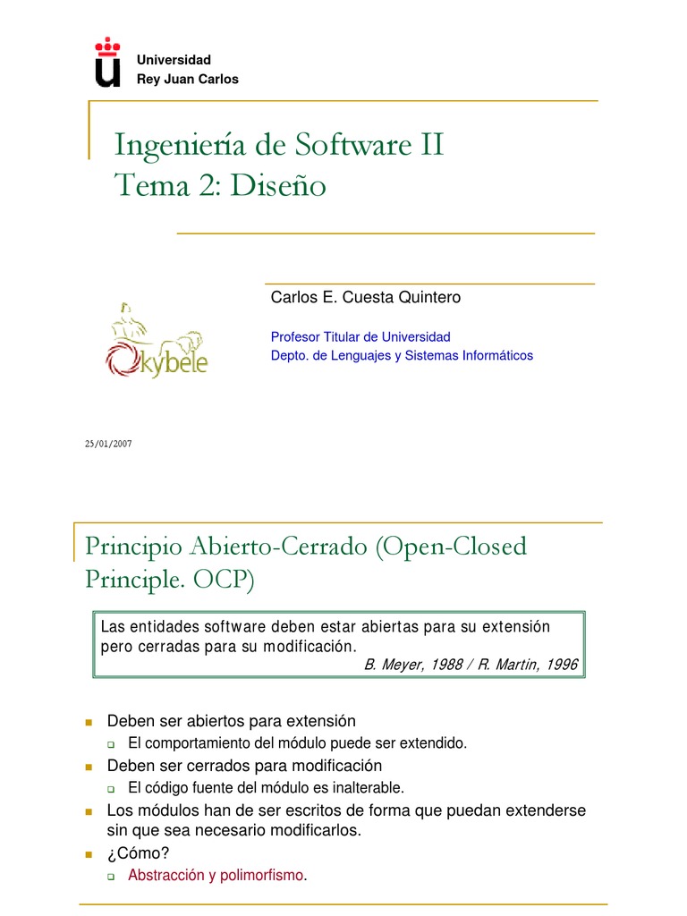 Principio abiertocerrado Herencia (Programación