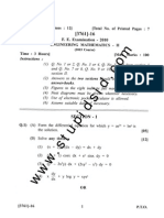 (Www.entrance-exam.net)-University of Pune-B.tech 2nd Semester-Engineering Mathematics-II Sample Paper 1