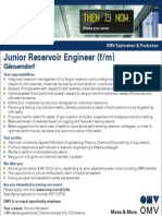 Junior Reservoir Engineer EP99 Ku 1911