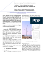 Statistical Analysis of Winter Lightning Current and Measurement of Step Voltage in A Wind Power Generation Site