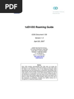 1xEV-DO Roaming Guide, Ver 1.0, July 12, 2006 CDG136