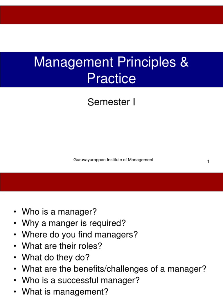 Understanding Management Principles | PDF | Corporate Social ...