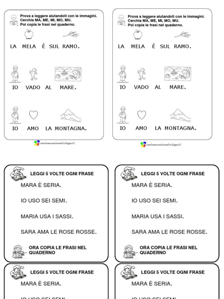 Semplici Frasi Da Leggere
