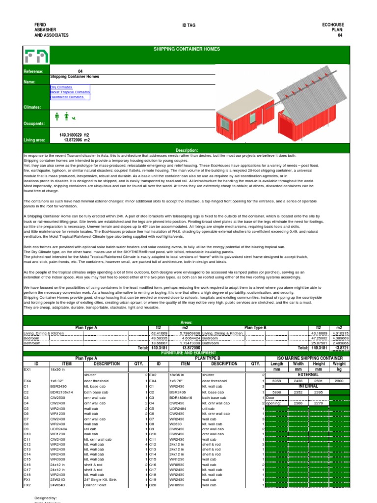 Shipping Container Homes | PDF | Roof | Building Engineering
