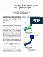 Lightning Protection of Wind Turbines Against Winter Lightning in Japan