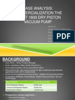 Case Analysis: Commercialization The Kunst 1600 Dry Piston Vacuum Pump