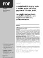 2012-2 Acessibilidade à atenção básica (Trad, Castellanos, Guimaraes, 2012)