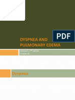 Dyspnea and Pulmonary Edema: Harrison's 17 Edition