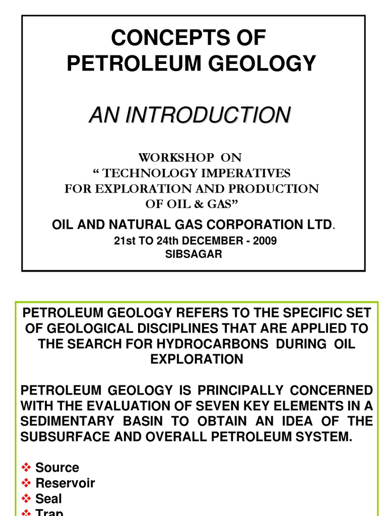 Introduction to Petroleum Geology Concepts | PDF