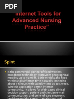 Internet Tools For Advanced Nursing Practice