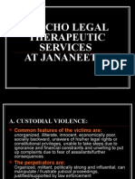 Psycho Legal Therapeutic Services at Jananeethi