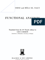 Riesz F., Sz.-Nagy B.-Functional Analysis-Dover Publications (1990)